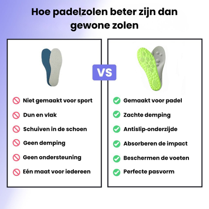 Orpadel padel inlegzolen